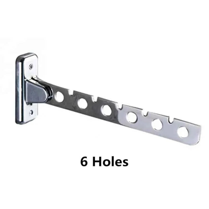 Étendoir à linge mural rabattable inox pliant