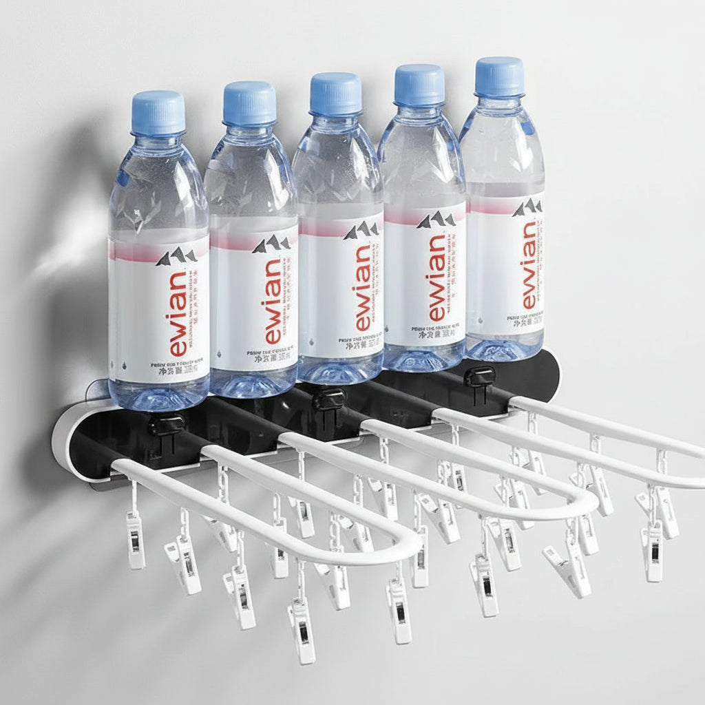 Étendoir à linge mural rabattable pour chaussettes