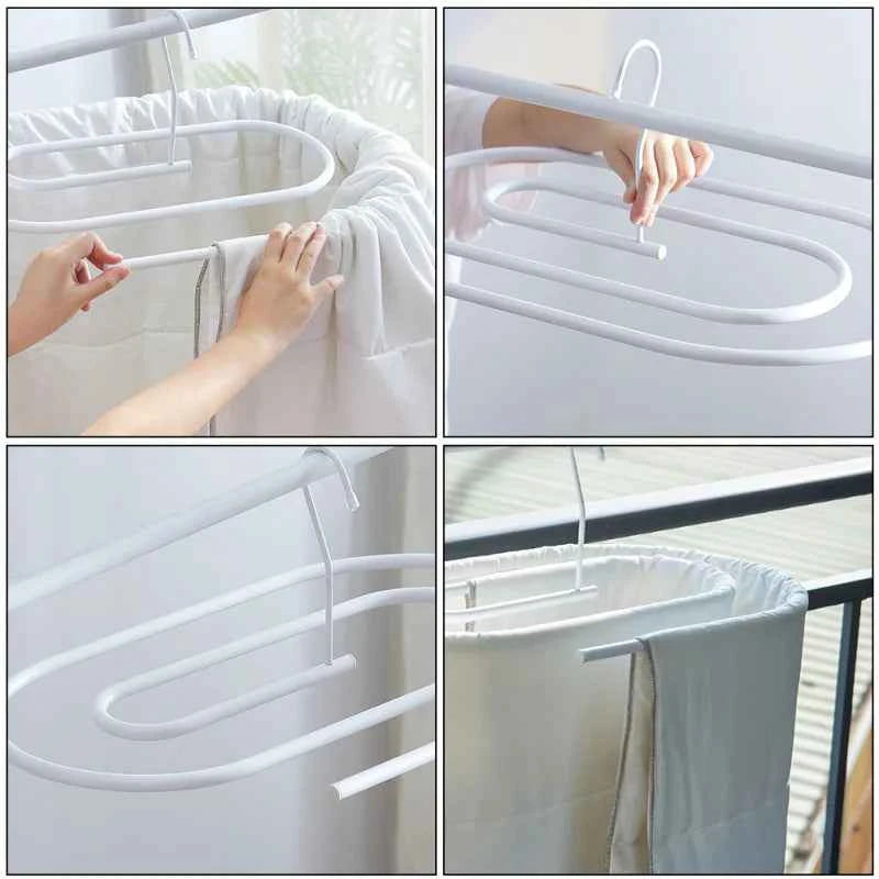 Étendoir à linge intérieur spiral pour couettes