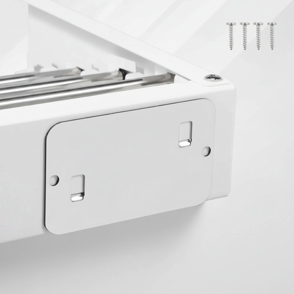 Étendoir à linge mural rabattable inox pliable