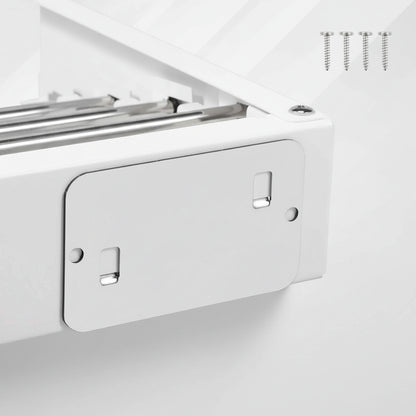 Étendoir à linge mural rabattable inox pliable