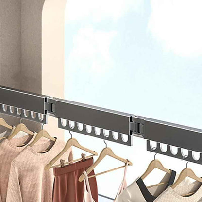 Étendoir à linge mural rabattable triple pliage