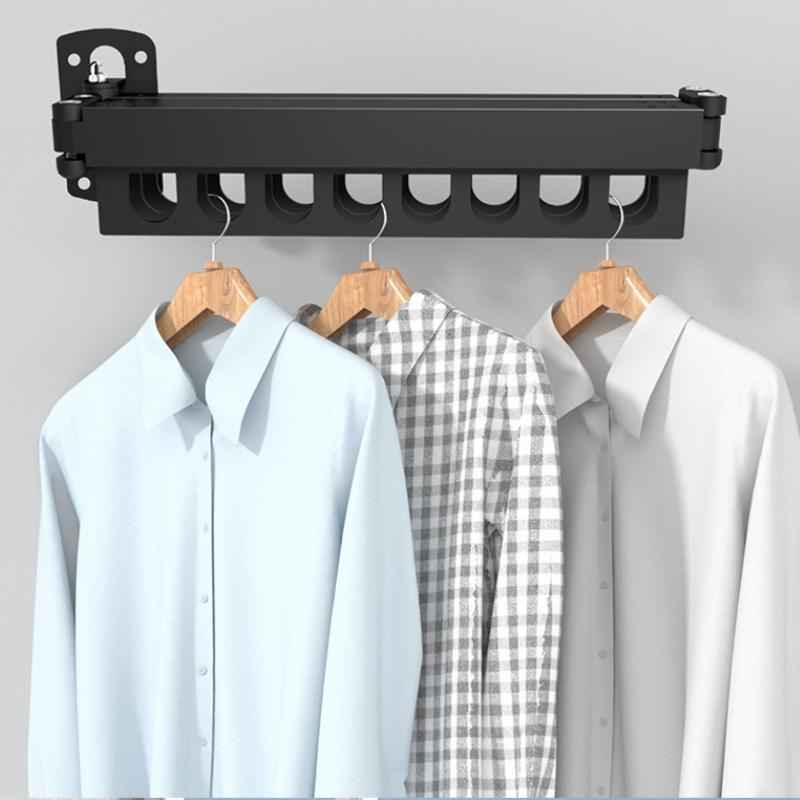 Étendoir à linge mural rabattable triple pliage