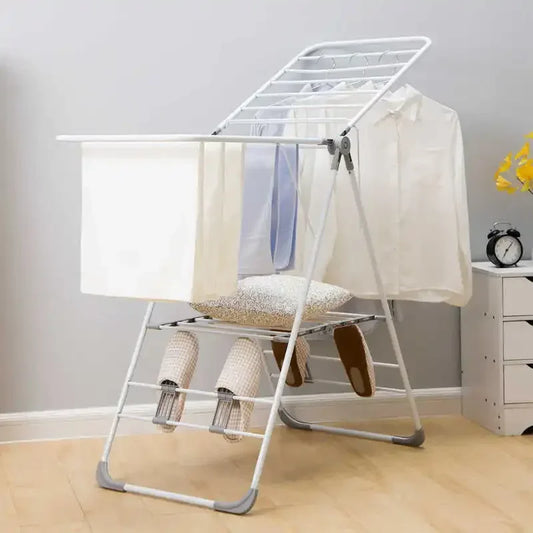 Étendoir à linge Multifonctionnel en Silicone Blanc