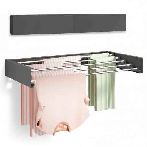 Secadora de ropa plegable de pared