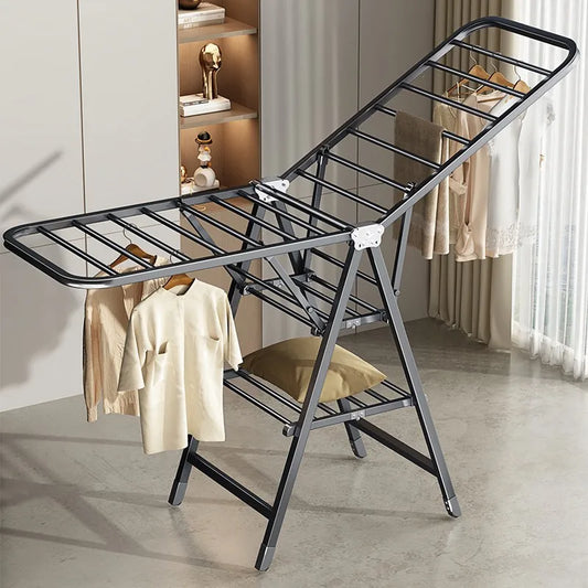 Étendoir à linge sur pied Multifonctionnel en Silicone