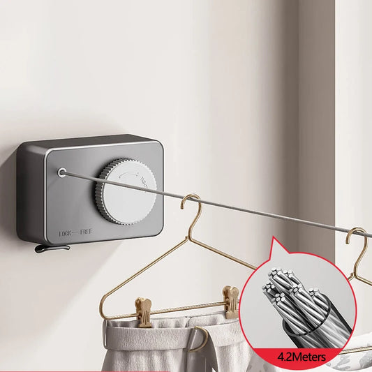Étendoirs à Linge Rétractable Rectangle