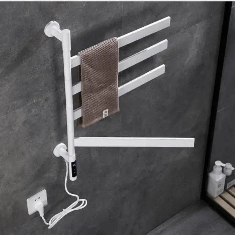 Étendoir à Linge Chauffant Mural Blanc - L'Univers de l'Étendoir