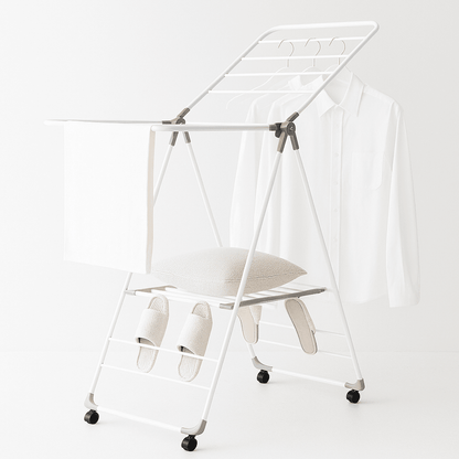 Étendoir à linge Multifonctionnel en Silicone Blanc - L'Univers de l'Étendoir