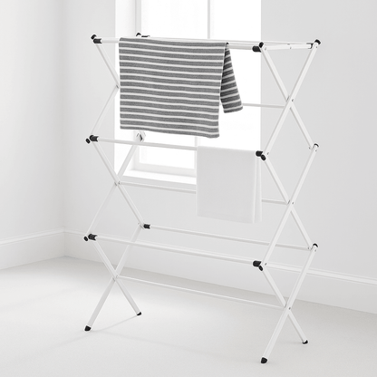 Étendoir à linge Pliable sur pied en Acier - L'Univers de l'Étendoir