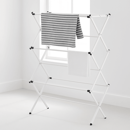 Étendoir à linge Pliable sur pied en Acier - L'Univers de l'Étendoir