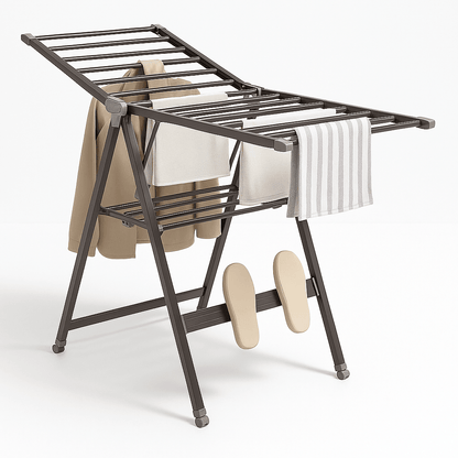 Étendoir à linge sur pied Multifonctionnel Double Surface - L'Univers de l'Étendoir