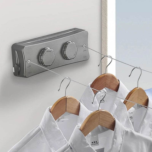 Étendoirs à linge Rétractable Double Ligne - L'Univers de l'Étendoir