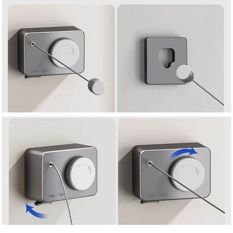Étendoirs à linge Rétractable Rectangle - L'Univers de l'Étendoir