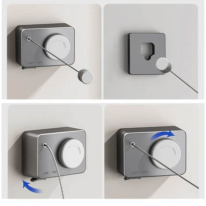 Étendoirs à linge Rétractable Rectangle - L'Univers de l'Étendoir